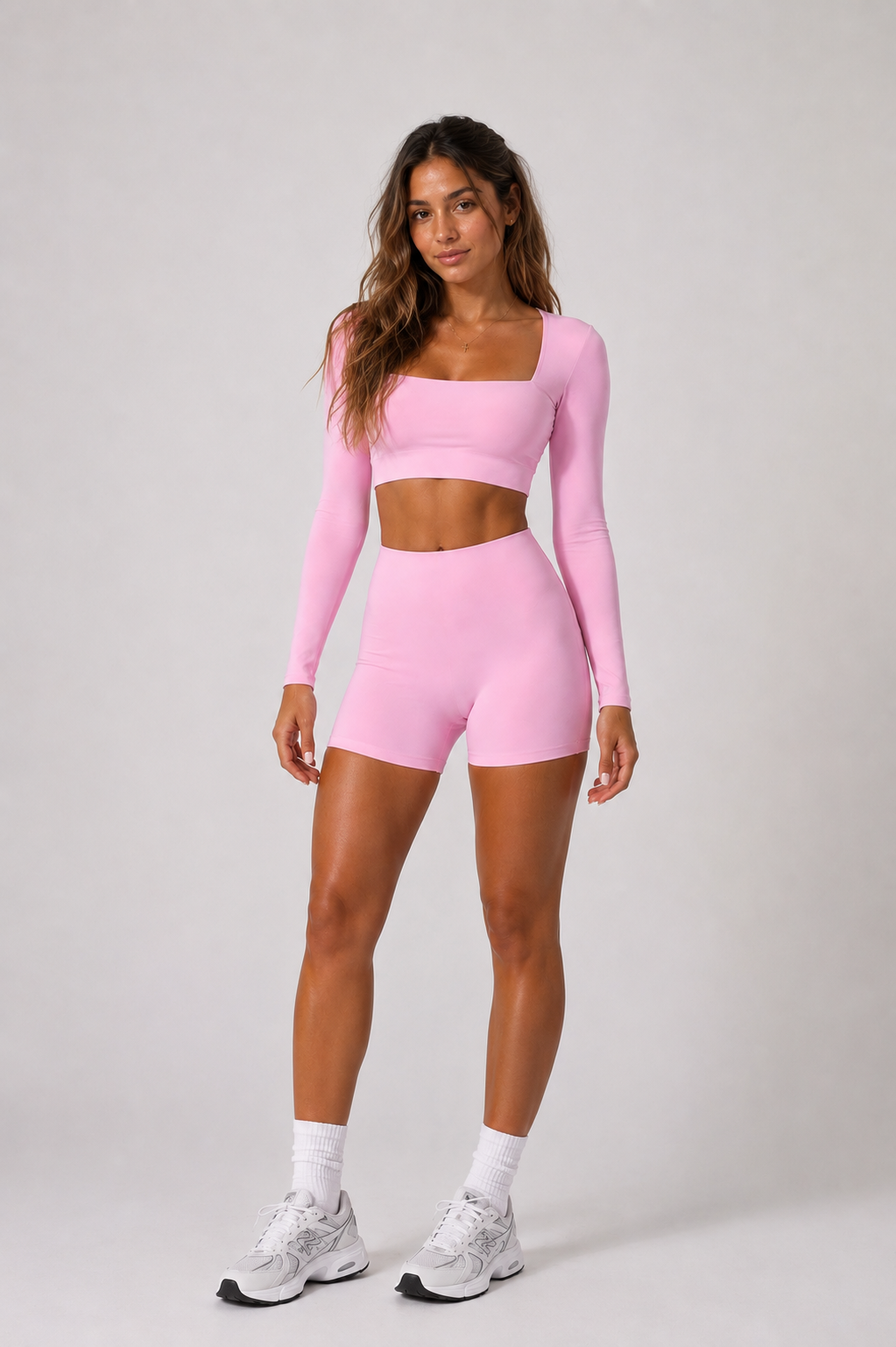 SKY PINK TOP (LONG SLEEVE)