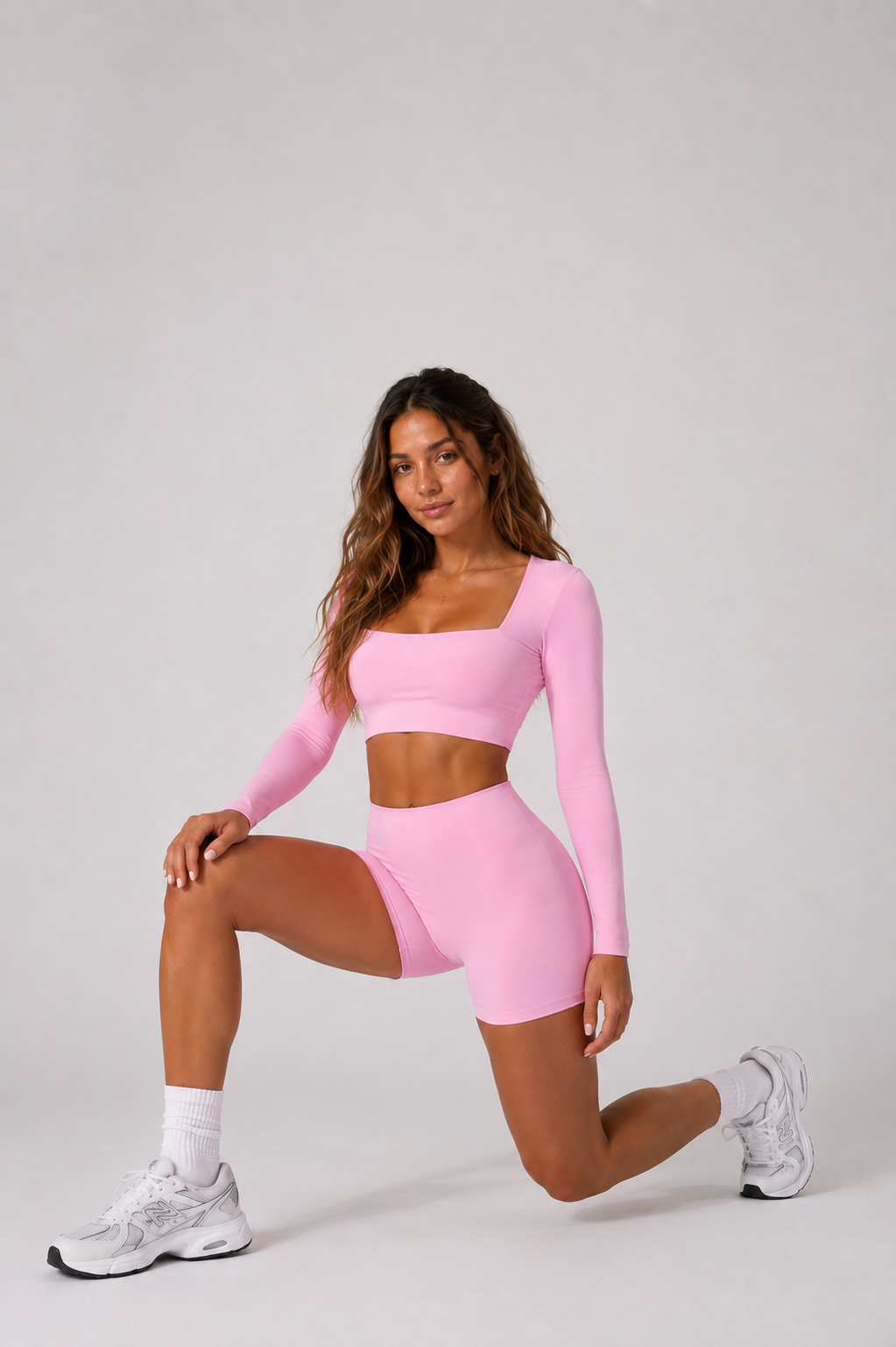 SKY PINK TOP (LONG SLEEVE)
